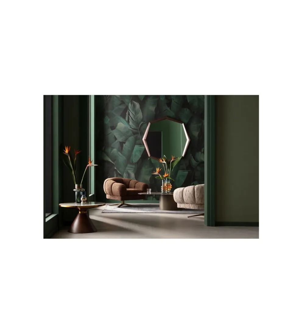 Lustro OCTAGON 120 x 120 cm kawowe