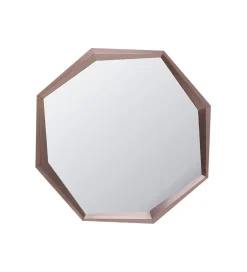 Lustro OCTAGON 120 x 120 cm kawowe