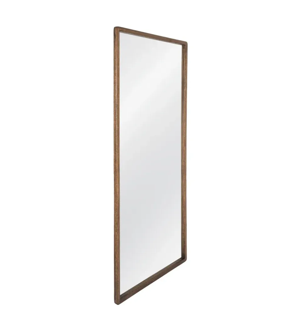 Lustro SITEMATH 180 cm drewno paulowni brązowe