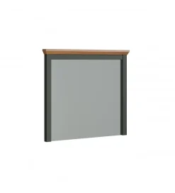 Lustro STANTON 68 cm  w optyce dębu Evoke Ciemnozielony