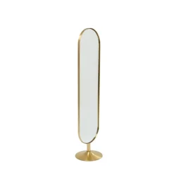 Lustro stojące Curve 170 cm złote