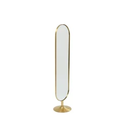 Lustro stojące Curve 170 cm złote