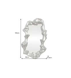 Lustro VENETIA 150 cm srebrny