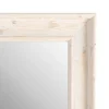Lustro wiszące OKATA 171 cm naturalna białą rama
