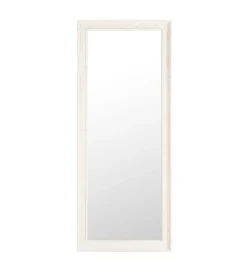 Lustro wiszące OKATA 171 cm naturalna białą rama