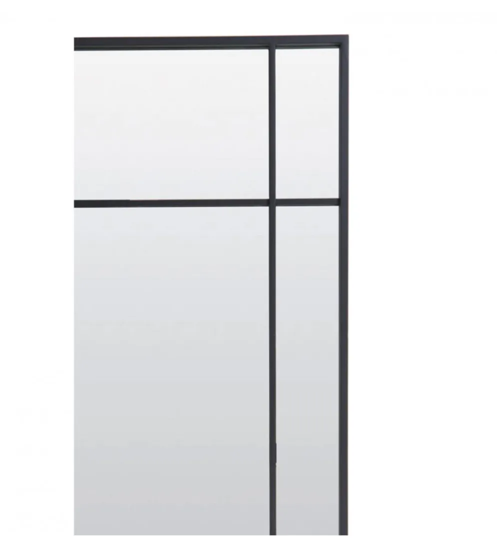Lustro wiszące RINCON 150 cm czarny matt
