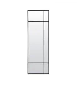 Lustro wiszące RINCON 150 cm czarny matt