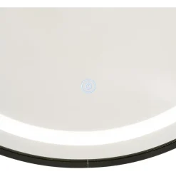 Lustro wiszące TEMPEJO 160 cm czarna rama