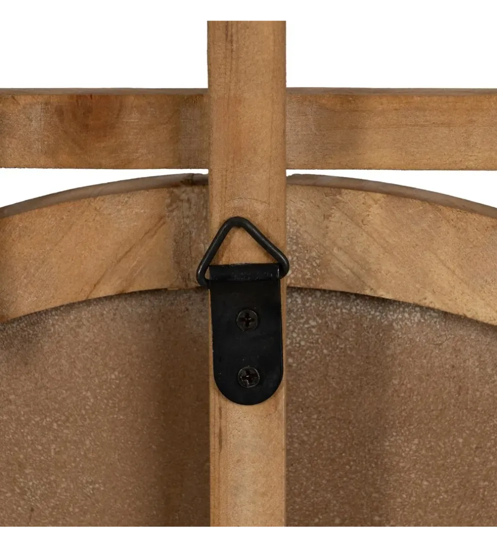 Lustro wiszące TIKITAK 64 cm drewno jodła