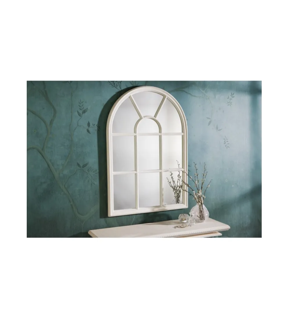 Lustro wiszące WINDOW Castillo 70 cm białe