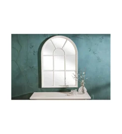 Lustro wiszące WINDOW Castillo 70 cm białe