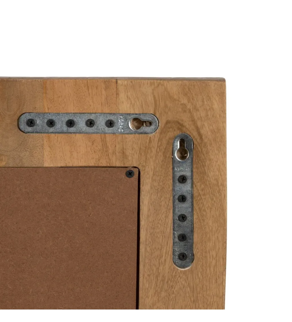 Lustro wiszące ZANMIK 110 cm drewno mango