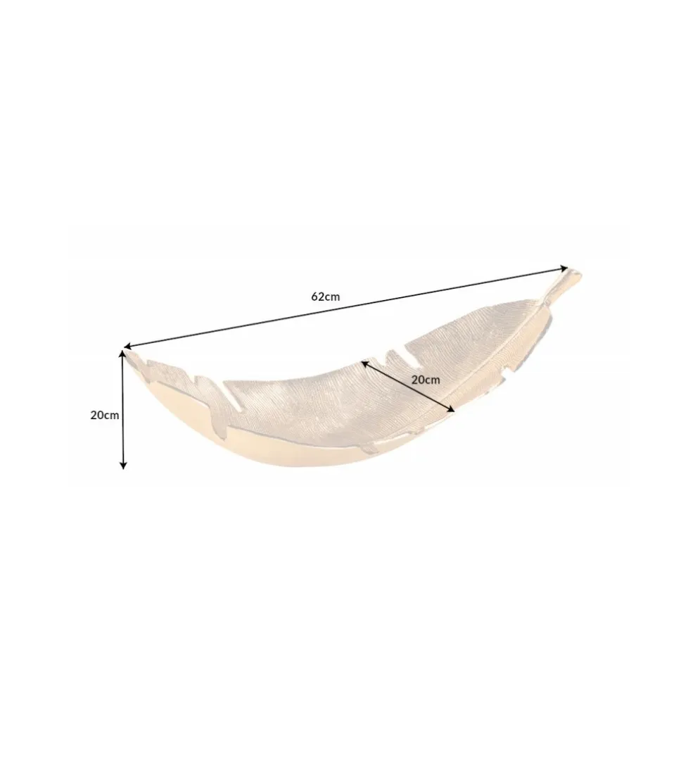 Misa HOJA 62 cm złota