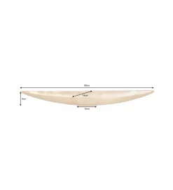 Misa Leaf 80 cm antyczny złoty