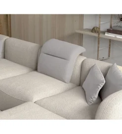 Narożnik BAHAMA Candelo XL 382 Cm Z Ottomaną Otwartą 190 Cm