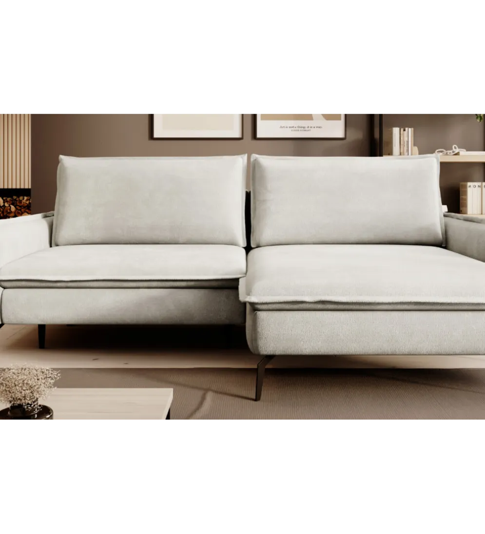 Narożnik rozkładany GLOSSY 226 cm z funkcją spania