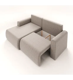 Narożnik rozkładany KIOTO MINI 230 cm z funkcją spania