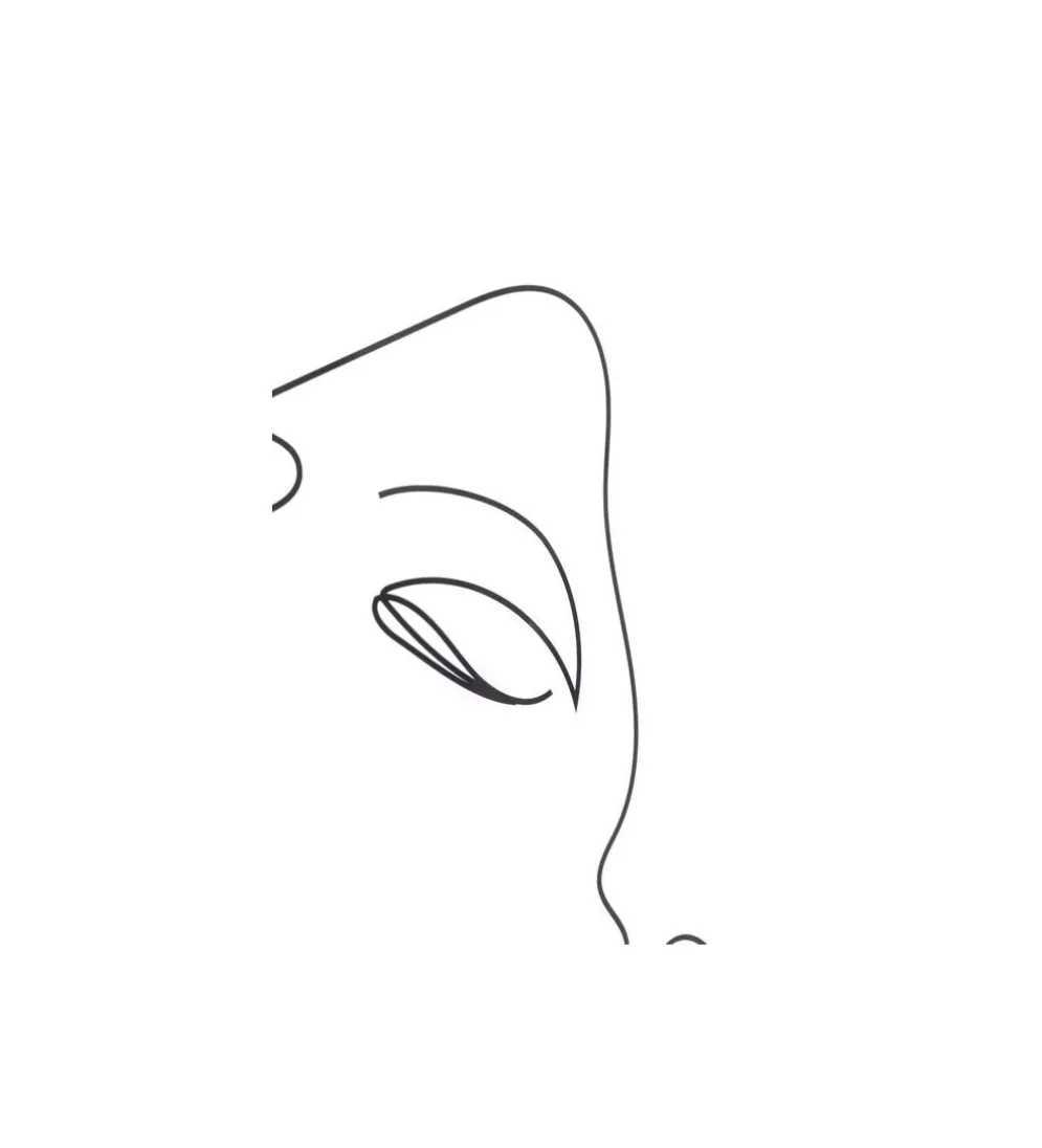 Obraz DRAWING LADY 63 x 93 cm