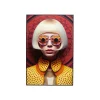 Obraz FANCY BLONDE LADY LED 120 x 80 cm
