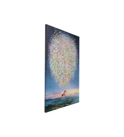 Obraz Flying Elephant At Night 120 cm x 160 cm
