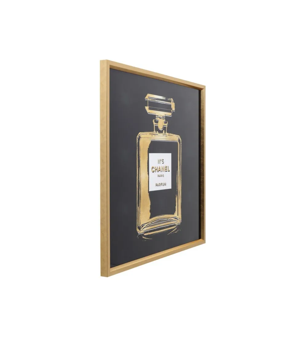 Obraz FRAGRANCE 115 x 115 cm złoty