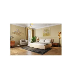 Obraz ILLUMINO 120 x 120 cm złoty