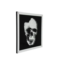 Obraz lustro Skull 100 cm x 100 cm
