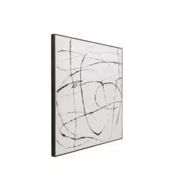 Obraz SKERCH 120 x 120 cm biały