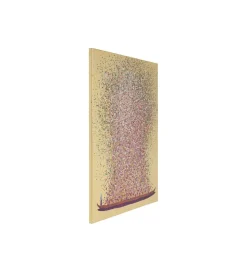 Obraz Touched Flower Boat Gold Pink 80 cm x 100 cm