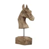 Ozdoba HORSE 48 cm naturalna