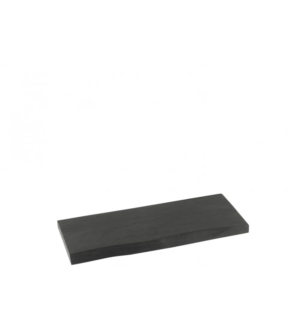 Półka GERARD 70 cm drewno mango czarna