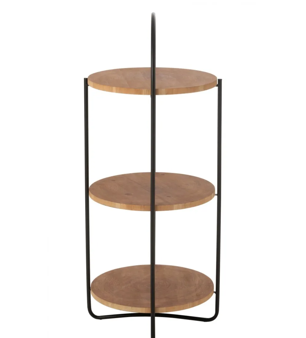 Półka VONI 43 cm w optyce drewna