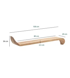 Półka WOHNLING 100 cm drewno mango