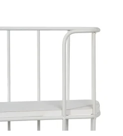 Półka z haczykami ANOER 66 cm biała