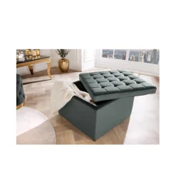 Pufa ALETTA 60 cm szara