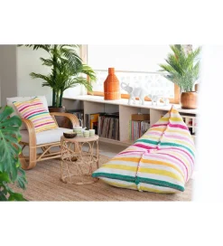 Pufa COCOON STRIPES 150 cm wielokolorowa