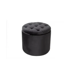 Pufa FABIO II 50 Cm czarna