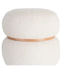 Pufa LEGANTO 45 cm kremowa