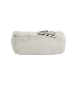 Pufa MIKA FURR 131 cm kremowa