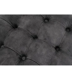 Pufa MODERN BAROCK STORAGE 50 cm welur szary
