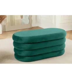 Pufa VOGUE 85 cm z schowkiem welwet zielony