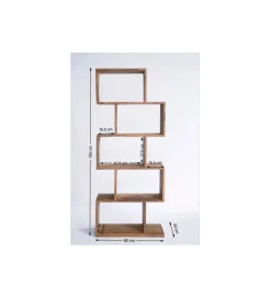 Regał AUTHENTICO ZICK ZACK 60 x 150 cm drewno mango