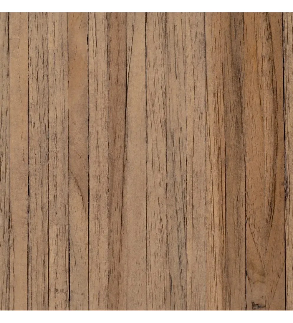 Regał BELLAMONTE 116 cm naturalny drewno teak