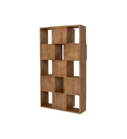 Regał CUBES BALANCE 103 x 192 cm drewno mango