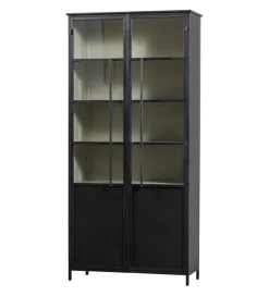 Regał EXHIBIT 200 cm czarny