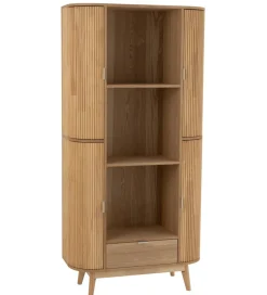 Regał GEZA 88 cm naturalny drewno sosna