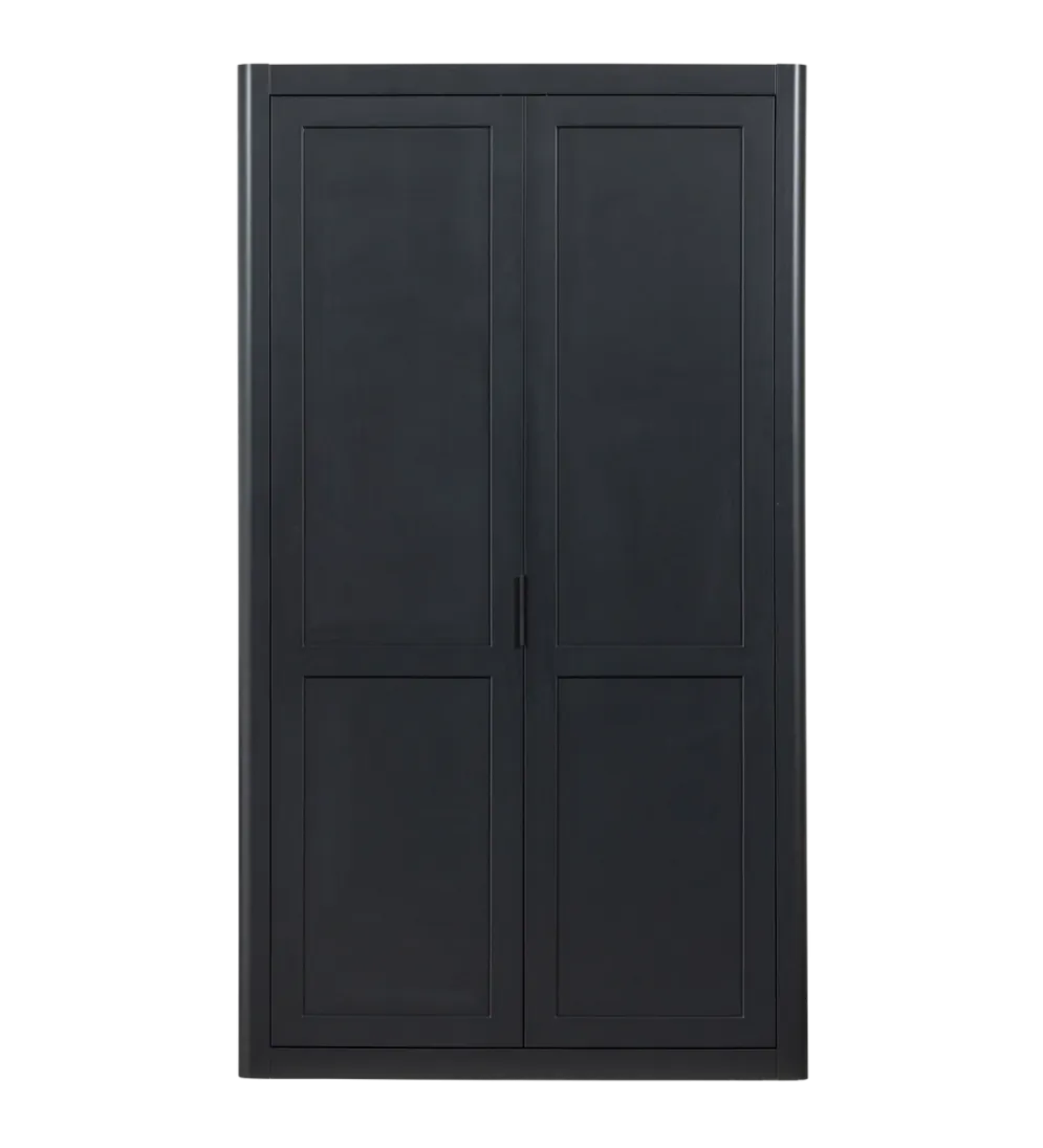 Regał GUNNAR 217 x 120 cm czarny mat
