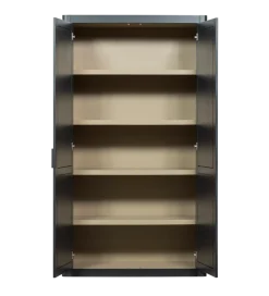 Regał GUNNAR 217 x 120 cm czarny mat