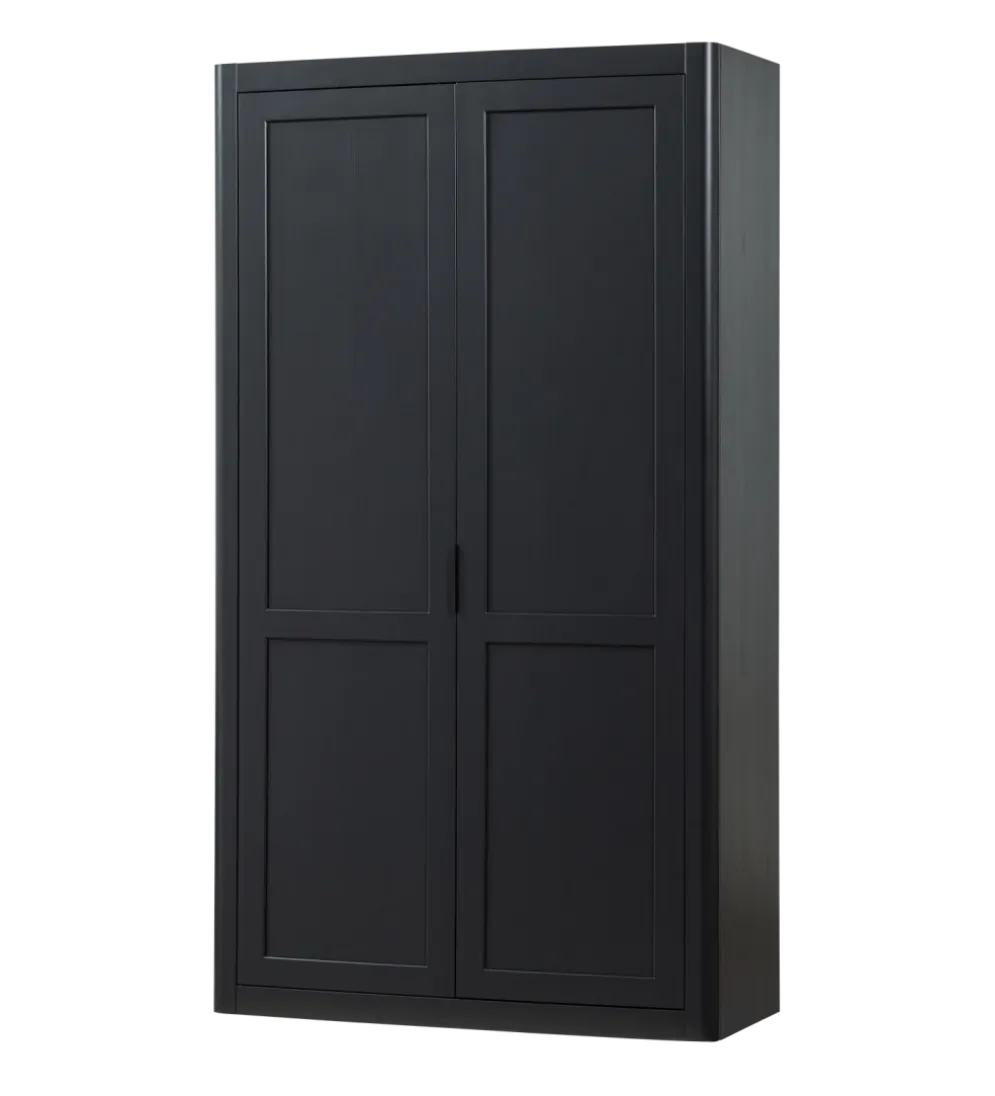 Regał GUNNAR 217 x 120 cm czarny mat