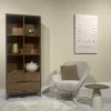 Regał KORTE 200 cm drewno mango brązowy
